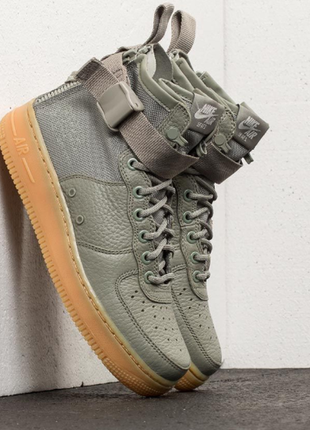 Nike w sf af 1 mid - dark stucco