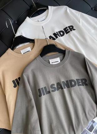 Крута oversize футболка jil sander4 фото