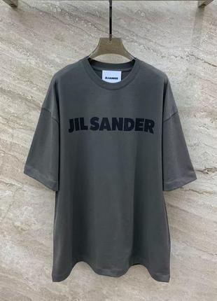 Крута oversize футболка jil sander2 фото