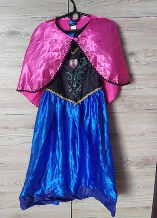 Детское платье анны, хололное серце на 7-8 лет