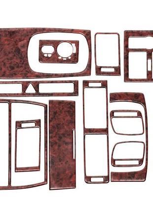 Накладки на торпедо темное дерево для ауди a6 c5 1997-2001 гг