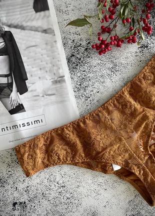 Трусики бразильяно intimissimi горчичные3 фото