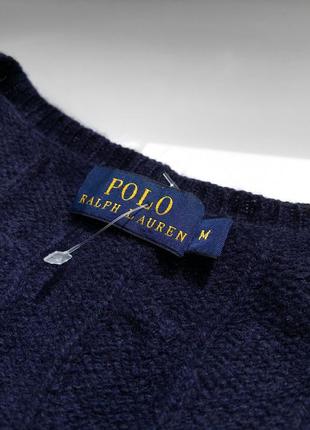 Свитер в косы от polo ralph  lauren, оригинал3 фото