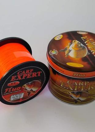 Леска carp expert orange 1000 м 0.40 мм волосінь коропова фідерна для риболовлі4 фото