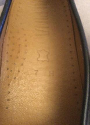 Новые кожаные туфли знаменитого бренда alpina.7 фото