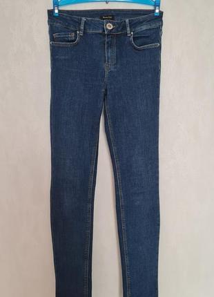 Massimo dutti shinny fit джинсы темного цвета размер 36