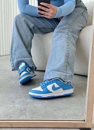 Жіночі кросівки nike dunk low blue 5