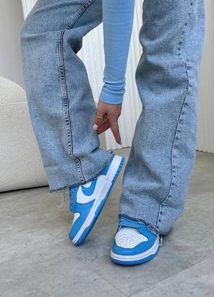 Жіночі кросівки nike dunk low blue 4