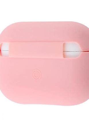 Чохол silicone case full for airpods pro pink sand3 фото