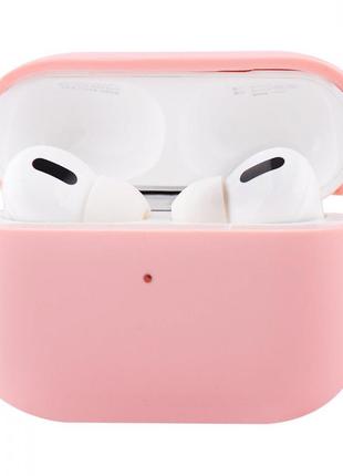 Чохол silicone case full for airpods pro pink sand4 фото