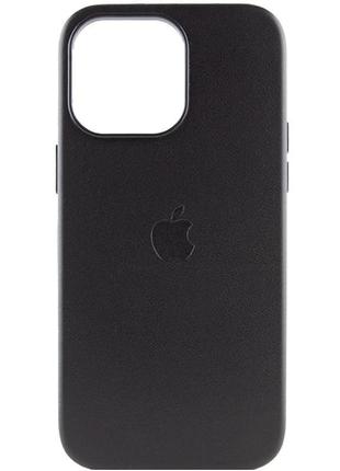 Кожаный чехол case with magsafe для apple iphone 14 pro max