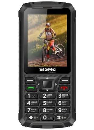 Защищенный кнопочный телефон sigma mobile x-treme pr68 black