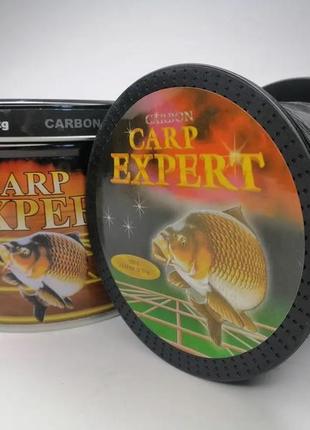 Леска carp expert carbon 1000 м 0.40 мм волосінь коропова фідерна для риболовлі2 фото