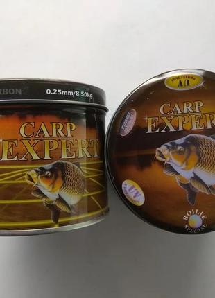 Леска carp expert carbon 1000 м 0.40 мм волосінь коропова фідерна для риболовлі3 фото