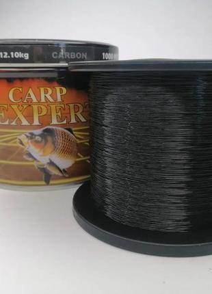 Леска carp expert carbon 1000 м 0.40 мм волосінь коропова фідерна для риболовлі1 фото