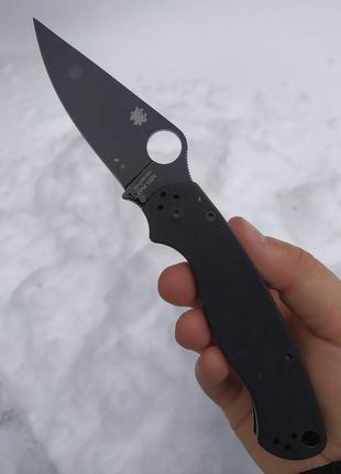 Spyderco paramilitary 2 складной нож раскладной тактический