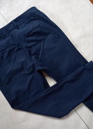 Коттоновые брендовые зауженные брюки штаны скинни с высокой талией rafaello rossi, 42 размер.2 фото