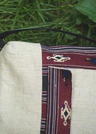 Жіноча текстильна сумка-рюкзак "марена"4 фото