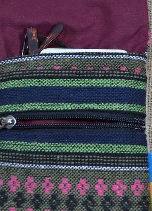 Текстильна сумка-гаманець "гаман гобеленовий з" ручна робота.7 фото