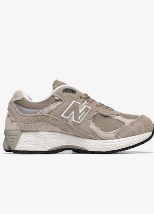 Кросівки бежеві new balance 2002r 'protection pack - driftwood'