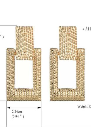 Серьги в стиле мини zara сережки золото винтаж2 фото