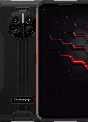 Защищенный смартфон doogee v11 8/128gb акб 8 500мач 5g orange