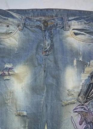 Классные рваные джинсы 30р5 фото
