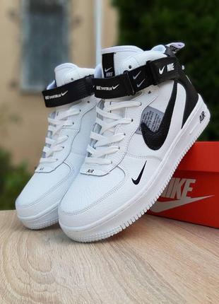 Nike air force 1 mid lv8 🆕 шикарные кроссовки найк с мехом 🆕 купить наложенный платёж