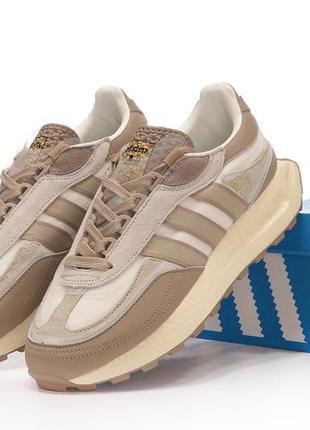 Adidas retropy e5 beige white.6 фото