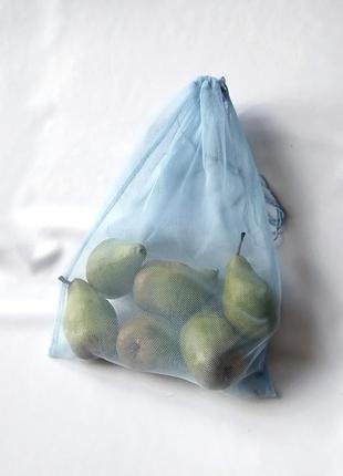 Еко торбинки для покупок, мішечки для овочів, фруктівки, багаторазові пакети для продуктів, торби мішки, шопери2 фото