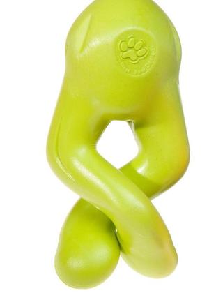 Іграшка для собак west paw tizzi dog toy зелена 11 см