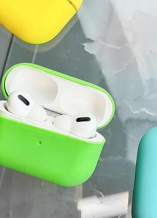 Чохол silicone case slim for airpods pro red6 фото