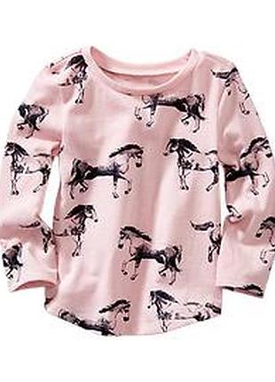 Old navy реглан лошади кофта кофточка для девочки 2
