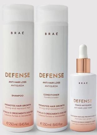 Набор против выпадения волос brae defense 3 в 1