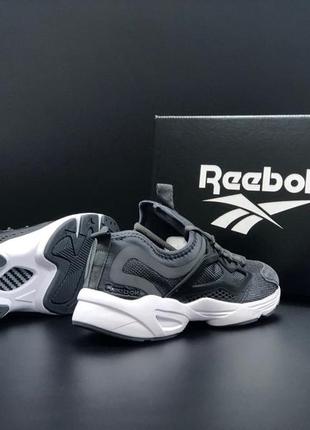 Мужские замшевые, серые, стильные кроссовки reebok fury adapt. 41-45 гг. 11730 дш демисезонные2 фото