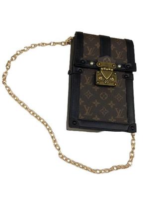 Чехол crossbody bag сумочка на ремешке золотая цепочка кошелек по