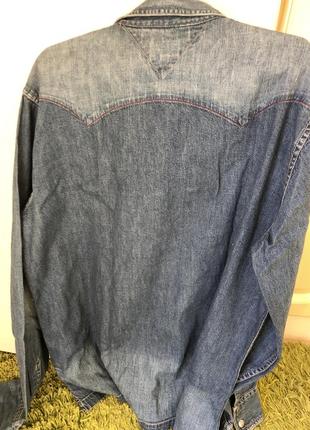 Продам мужскую джинсовую рубашку3 фото