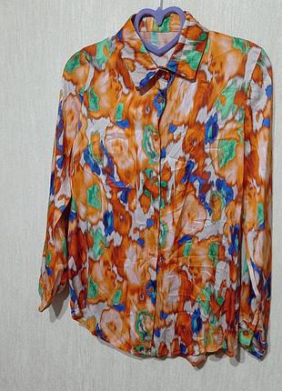 Шикарная яркая блуза, р.м