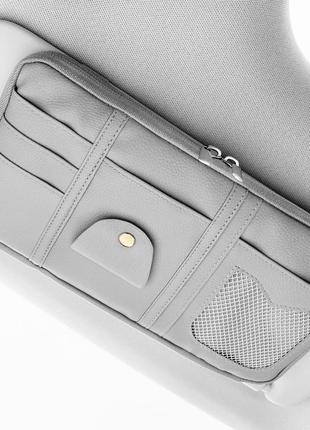 Автомобільний органайзер на сонцезахисний козирок car sun visor. сірий