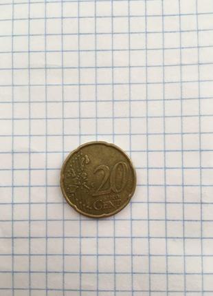 20 євроцентів 20021 фото