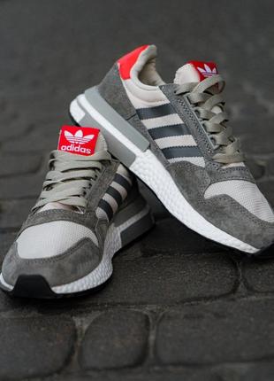 Adidas zx 500 rm gray  🆕 шикарные кроссовки адидас 🆕 купить наложенный платёж3 фото