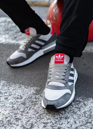 Adidas zx 500 rm gray  🆕 шикарные кроссовки адидас 🆕 купить наложенный платёж5 фото