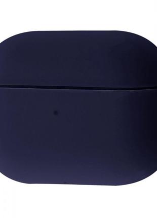 Чохол silicone case full for airpods pro midnight blue1 фото