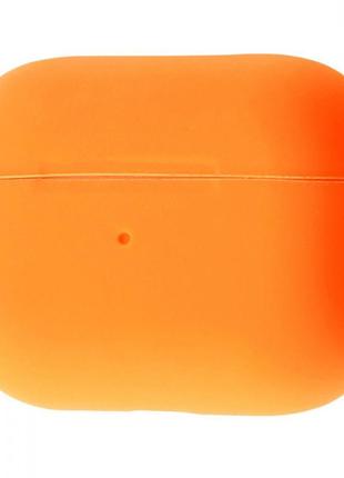 Чохол silicone case slim for airpods pro orange1 фото