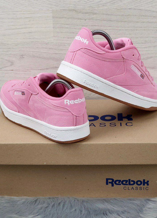 👟reebok workout classica (лазурний/рожевий)4 фото