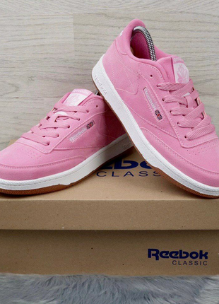 👟reebok workout classica (лазурний/рожевий)5 фото