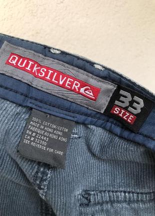 Вельветовые карго шорты quiksilver7 фото