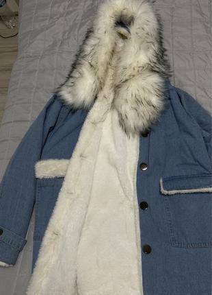 Куртка джинсова / пальто4 фото