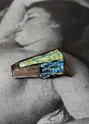 Вінтажна брошка, брошка вінтаж, значок, значек, мурано, гарна брошка, murano, вінтаж, італія, бохо