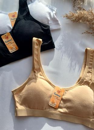 Топ на широких бретелях для девочек 9-12 лет